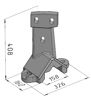 Р-1071 (MD2773122; 212142474) Стойка левая MARINI